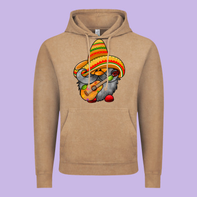 Mexicon Cute Gnome Vintage Hoodie Designed By Racoondesign