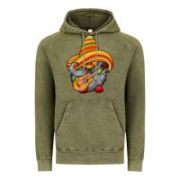 Vintage Olive mexicon cute gnome Vintage Hoodie - RacoonDesign