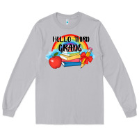 Moon Dust back to school hello third grade 3200x2400 Long Sleeve Tee - AdoDesignShop