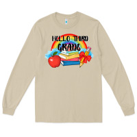 Mushroom back to school hello third grade 3200x2400 Long Sleeve Tee - AdoDesignShop