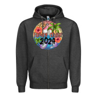Charcoal Heather family cruise 2024 Zipper Hoodie - MaliasSmallBusiness