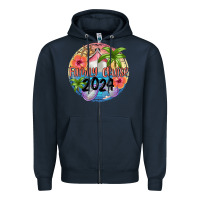 Navy family cruise 2024 Zipper Hoodie - MaliasSmallBusiness