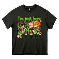 Asphalt im just here for the snacks basketball brother Heavy Core Tee - Zillion Design Studio