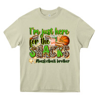 Mossy im just here for the snacks basketball brother Heavy Core Tee - Zillion Design Studio