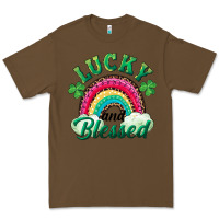 Cacao Lucky and blessed rainbow Premium Tee - RanaPortraitStore