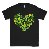 Black heart shaped clover Classic Tee - AdoDesignShop