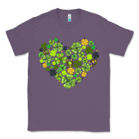 Lavender heart shaped clover Classic Tee - AdoDesignShop