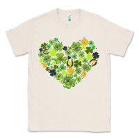 Natural heart shaped clover Classic Tee - AdoDesignShop