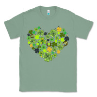 Sage heart shaped clover Classic Tee - AdoDesignShop