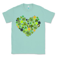 Seafoam heart shaped clover Classic Tee - AdoDesignShop