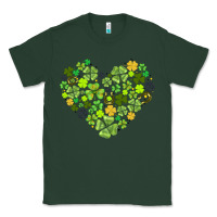 Sports Green heart shaped clover Classic Tee - AdoDesignShop