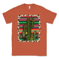 Copper serape cowhide cacti Classic Tee - RanaPortraitStore