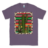 Lavender serape cowhide cacti Classic Tee - RanaPortraitStore