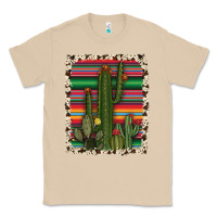 Mushroom serape cowhide cacti Classic Tee - RanaPortraitStore