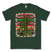 Sports Green serape cowhide cacti Classic Tee - RanaPortraitStore