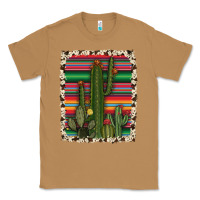 Toasted Coconut serape cowhide cacti Classic Tee - RanaPortraitStore