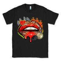 Black race lips Classic Tee - AdoDesignShop