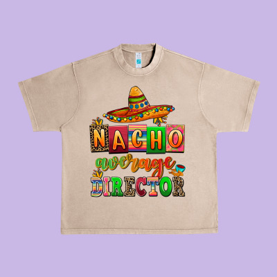Nacho Average Direktor Urban Heavy Tee Designed By Adodesignshop