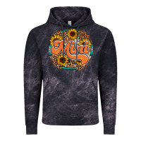 Cloud Black mini western Vintage Hoodie - RacoonDesign