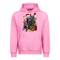 Fuchsia Pink Christmas gnome Urban Hoodie - CowGirlArtShop