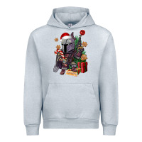 Heather Grey Christmas gnome Urban Hoodie - CowGirlArtShop