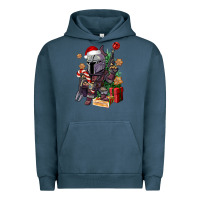 Pigment Midnight Navy Christmas gnome Urban Hoodie - CowGirlArtShop