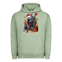 Pigment Oil Green Christmas gnome Urban Hoodie - CowGirlArtShop