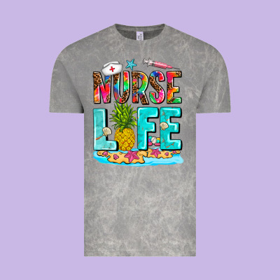 Nurse Life Summer Vintage Tee Designed By Adodesignshop