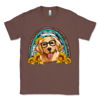 Chestnut golden retriever rainbow Classic Tee - Artiststas