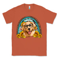 Copper golden retriever rainbow Classic Tee - Artiststas