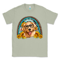 Matcha golden retriever rainbow Classic Tee - Artiststas