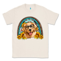 Natural golden retriever rainbow Classic Tee - Artiststas