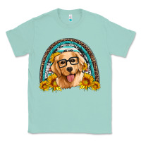 Seafoam golden retriever rainbow Classic Tee - Artiststas