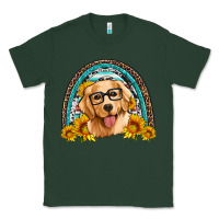 Sports Green golden retriever rainbow Classic Tee - Artiststas