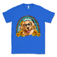 True Royal golden retriever rainbow Classic Tee - Artiststas