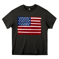 Asphalt american flag Heavy Core Tee - Artiststas