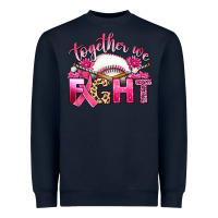 Navy breast cancer together we fight with baseball Heavyweight Sweatshirt - Artiststas