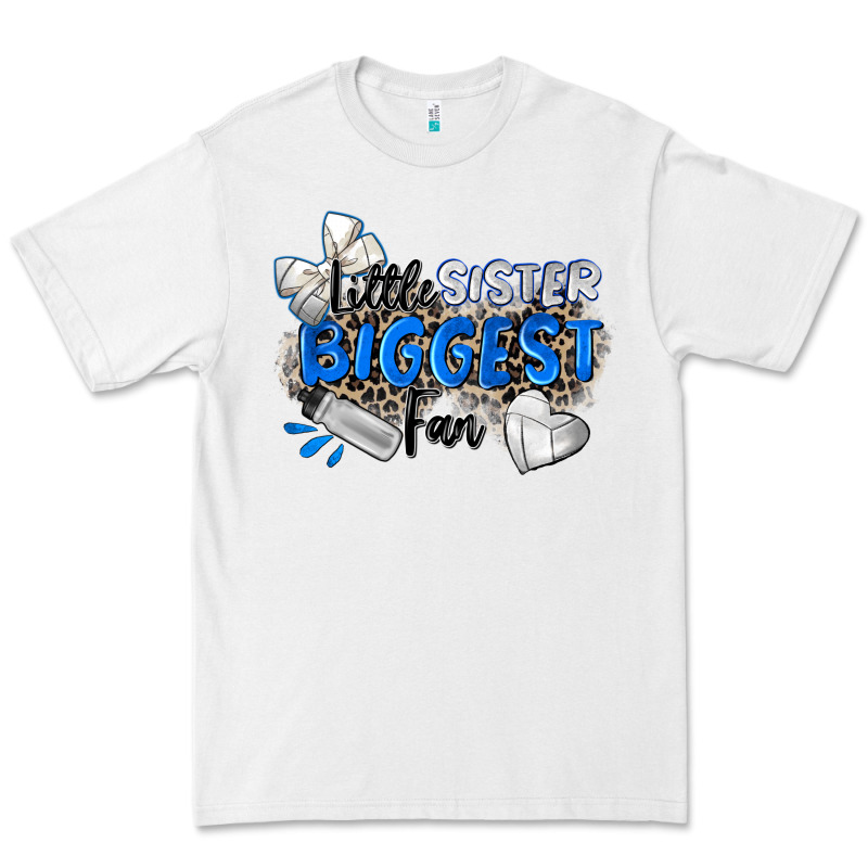 Little Sister Biggest Fan Volleyball Premium Tee by Zillion Design Studio | Teevron