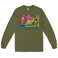 Army Green accept understand love autism awareness western background Long Sleeve Tee - BarkalooDesign