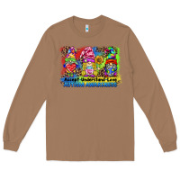 Toasted Coconut accept understand love autism awareness western background Long Sleeve Tee - BarkalooDesign