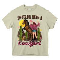 Mossy shoulda been a cowgirl bucking horse Heavy Core Tee - texasbilliewilder