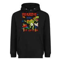 Black roaring into 1st grade Heavyweight Hoodie - BundleAndBundleShop