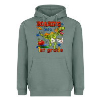 Sage roaring into 1st grade Heavyweight Hoodie - BundleAndBundleShop