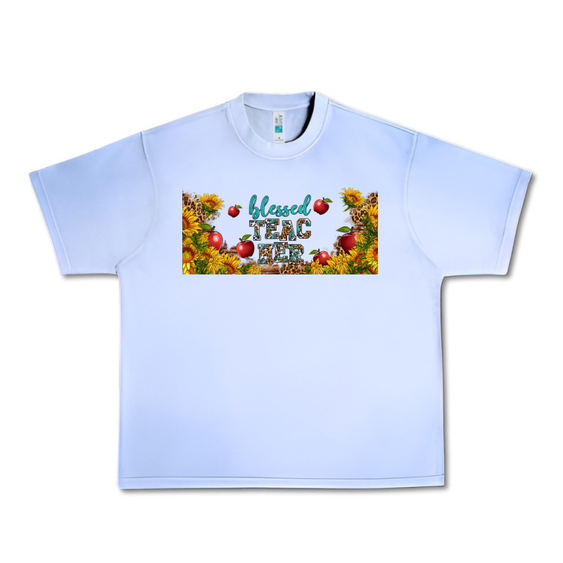 Blessed Teacher Libbey Glass Urban Heavy Tee by BundleAndBundleShop | Teevron