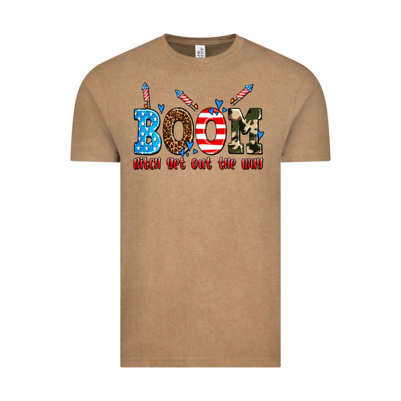 Boom Bitch Get Out The Way Vintage Tee by AdoDesignShop | Teevron