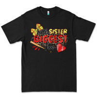 Black little sister biggest fan softball Premium Tee - Zillion Design Studio