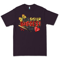 Plum little sister biggest fan softball Premium Tee - Zillion Design Studio