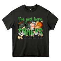 Asphalt i'm just here for the snacks #basketball brother Heavy Core Tee - Zillion Design Studio
