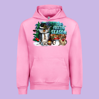 Its Freezin Season Urban Hoodie Designed By Cowgirlartshop