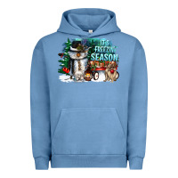 Pigment Pebble Blue its freezin season Urban Hoodie - CowGirlArtShop